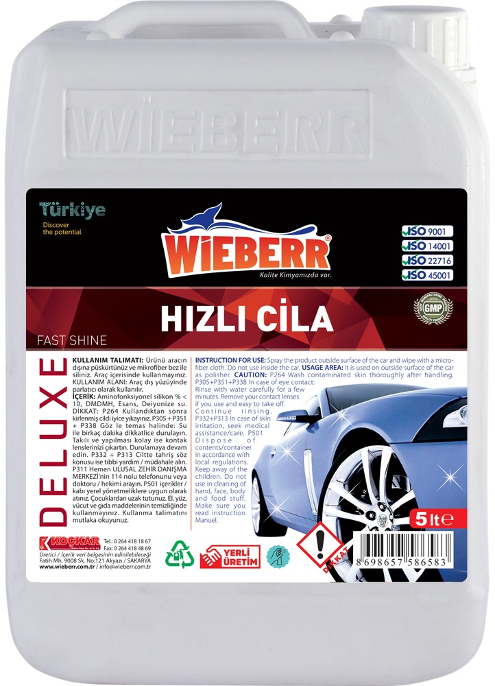 BLACK FAST SHINE 5L