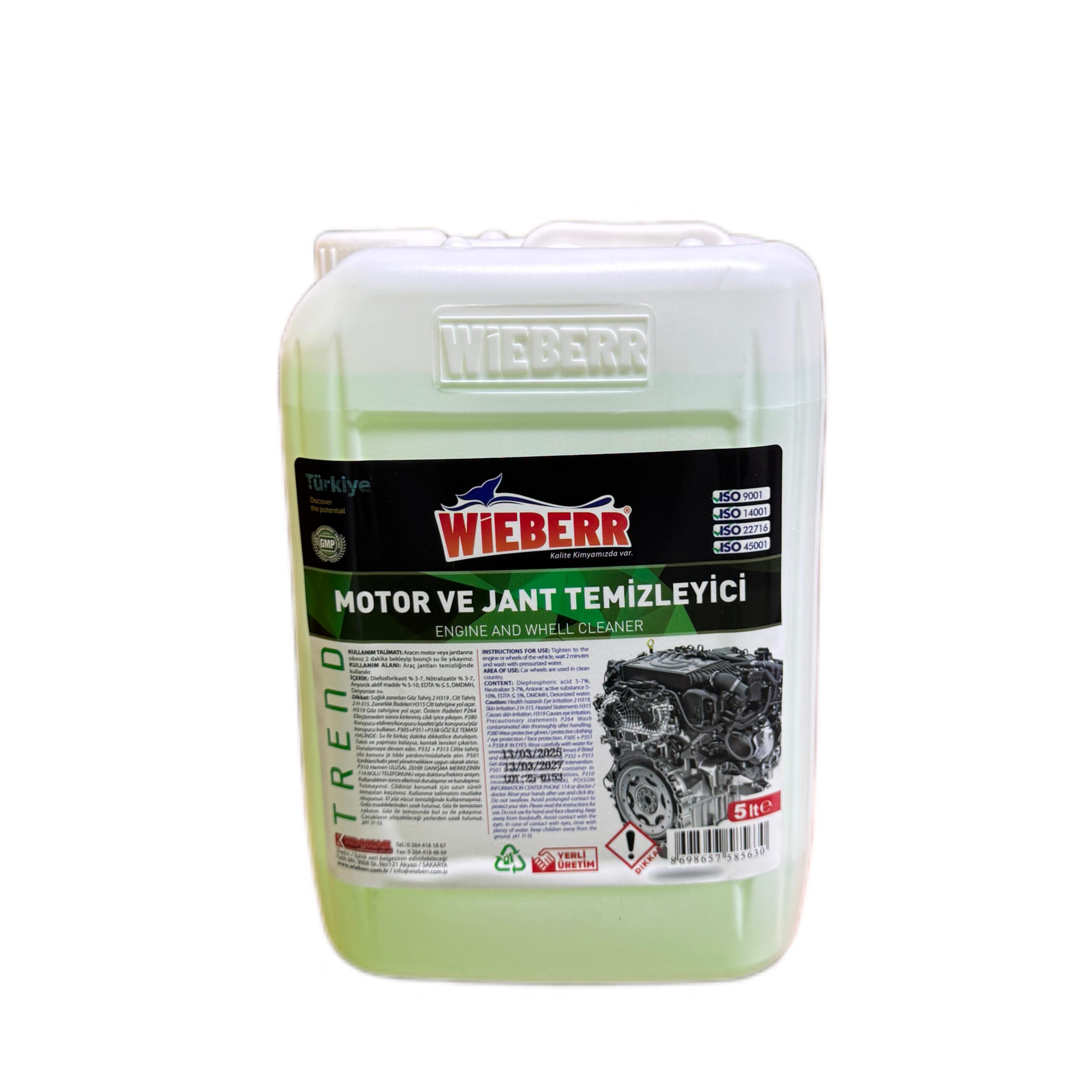 TREND WHEEL AND ENGINE CLEANER 5L